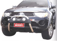 Mitsubishi L200 2006–2015 Priekšējais aizsargstienis A124551 bez stiprinājumiem (nerūsējošais tērauds) foto 1