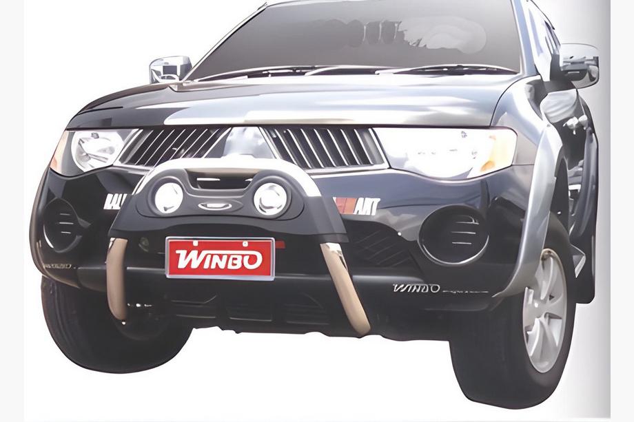 Mitsubishi L200 2006–2015 Priekšējais aizsargstienis A124551 bez stiprinājumiem (nerūsējošais tērauds) Image