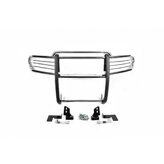 Priekšējais aizsargstienis (bullbar) A098600 (nerūsējošais tērauds) Toyota FJ Cruiser 2006–2022 foto 2