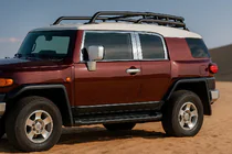 Toyota FJ Cruiser 2006–2022 Logu moldingu komplekts (nerūsējošais tērauds, 16 gab.) foto 1