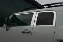 Toyota FJ Cruiser 2006–2022 Logu moldingu komplekts (nerūsējošais tērauds, 16 gab.) foto 11