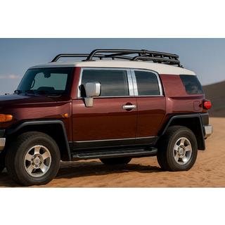 Logu moldingu komplekts (nerūsējošais tērauds, 16 gab.) Toyota FJ Cruiser 2006–2022 foto 1