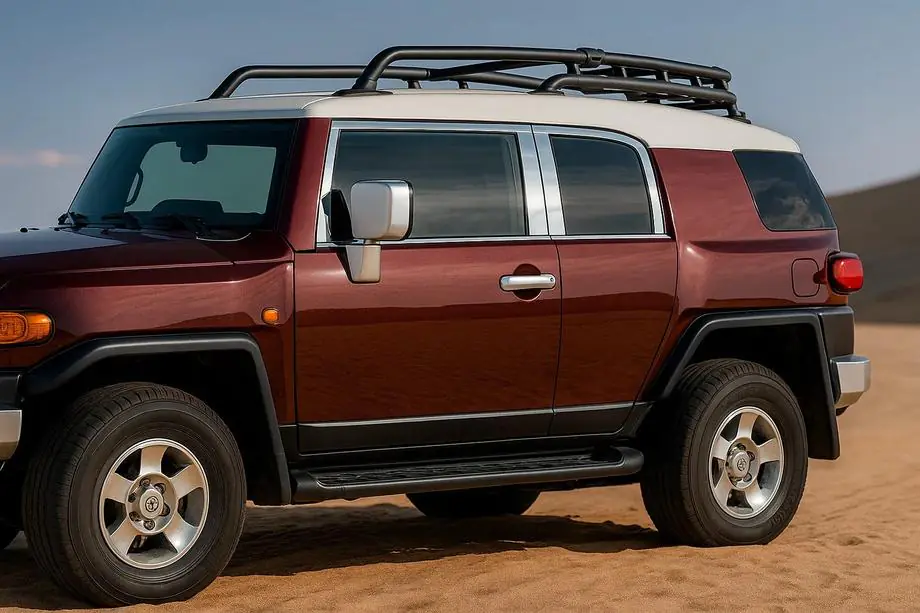 Toyota FJ Cruiser 2006–2022 Logu moldingu komplekts (nerūsējošais tērauds, 16 gab.) Image
