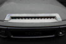 Toyota FJ Cruiser 2006–2022 Hromētas uzlikas uz motora pārsega (nerūsējošais tērauds) foto 3