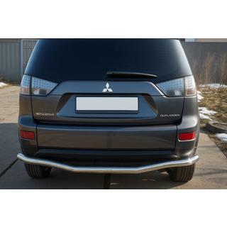Aizmugurējais aizsargstienis D125201 (nerūsējošais tērauds) Mitsubishi Outlander 2006–2012 foto 1