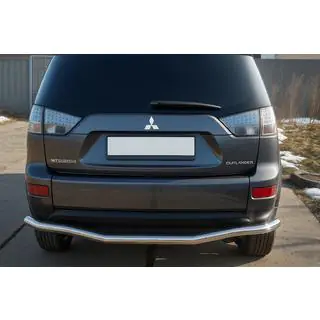 Aizmugurējais aizsargstienis D125201 (nerūsējošais tērauds) Mitsubishi Outlander 2006–2012 foto 1