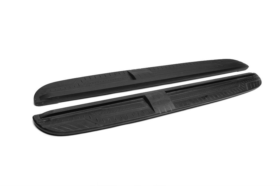 Hyundai Santa Fe 2 2006–2012 OEM sānu sliekšņi bez stiprinājumiem (2 gab., alumīnijs) Image