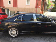 Mercedes S-class W221 2005–2013 Virsbūves statņu uzlikas (6 gab., nerūsējošais tērauds) foto 1