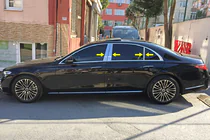 Mercedes S-class W223 2020– Statņu uzlikas (nerūsējošais tērauds) foto 1