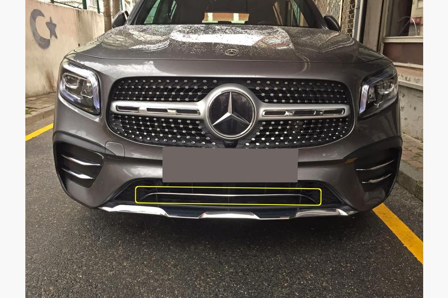 Mercedes GLB X247 2019– Hromēta līste priekšējam bamperim (nerūsējošais tērauds) Image