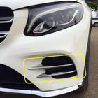 Mercedes GLC X253 2015–2022 Priekšējā bampera sānu uzlikas V1 (nerūsējošais tērauds) foto 1