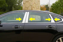 Volvo S90/V90 2016– Durvju statņu uzlikas (6 gab., nerūsējošais tērauds) foto 1