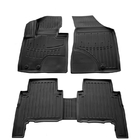 Kia Sorento II XM 2009–2014 Stingray 3D salona paklājiņi 2009-2012 (komplekts 5 gab., poliuretāns) foto 1