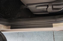 Nissan Qashqai 2007–2010 DDU sliekšņu uzlikas (komplekts 4 gab., plastmasa) foto 1