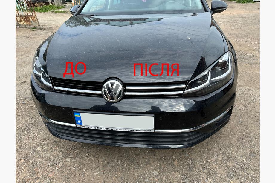 Volkswagen Golf 7/E-Golf 2012–2020 Restes uzlikas 2017-2020 (nerūsējošais tērauds) Image