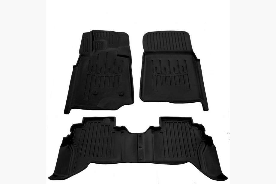 Mitsubishi Pajero Wagon IV 2006–2021 Stingray 3D salona paklājiņu komplekts (4 gab., poliuretāns) Image