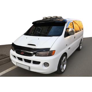 Hromētas spoguļu uzlikas (2 gab., plastmasa) Hyundai H200, H1, Starex 1998–2007 foto 3