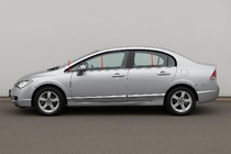 Honda Civic Sedan VIII 2006–2011 Apakšējā logu apmale (6 gab., nerūsējošais tērauds) OmsaLine – itāļu nerūsējošais tērauds foto 1
