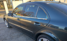 Mercedes E-class W211 2002–2009 Ārējās logu apmales no nerūsējošā tērauda SW, Carmos - Turcijas tērauds (6 gab.) foto 9