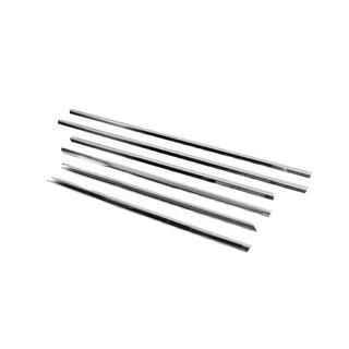 Ārējās logu apmales no nerūsējošā tērauda Mercedes E-class W211 2002–2009 foto 4
